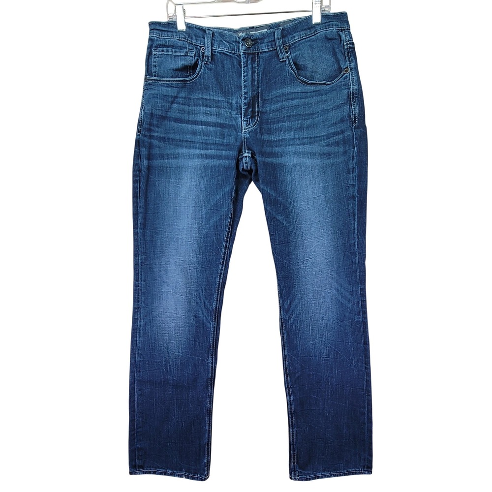 BKE Jake Straight Leg Jeans Mens 36x30 Blue Excellent Straight Leg ABP16109